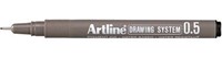 Fineliner Artline technisch 0.5mm zwart