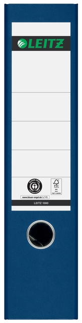 Ordner Leitz 1080 180° 80mm karton A4 blauw — Photo 2 sur 2