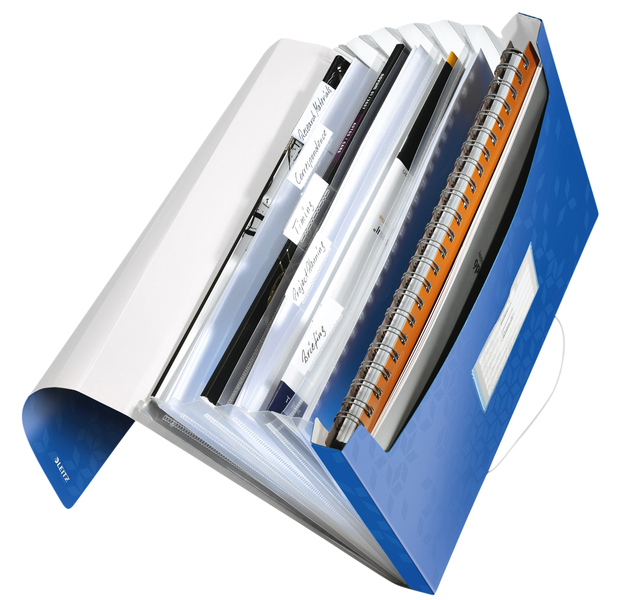 Projectmap Leitz WOW voor A4 6 vaks PP blauw — Foto 2 von 2