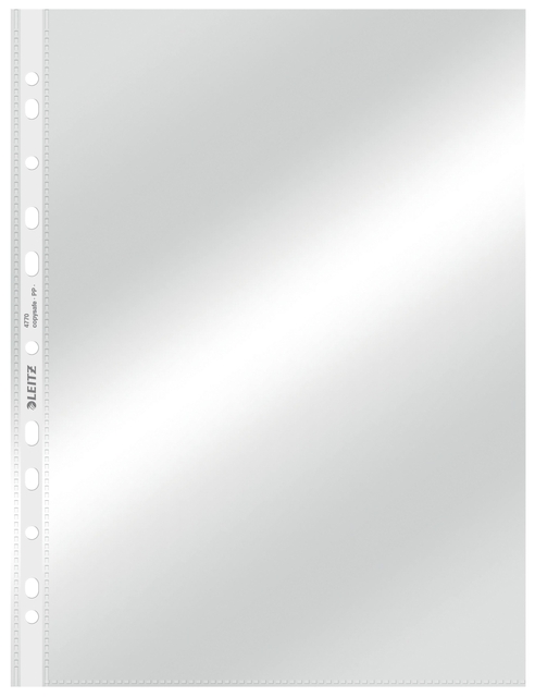 Showtas Leitz Premium standaard copy safe 0.08mm PP A4 transparant 100 stuks