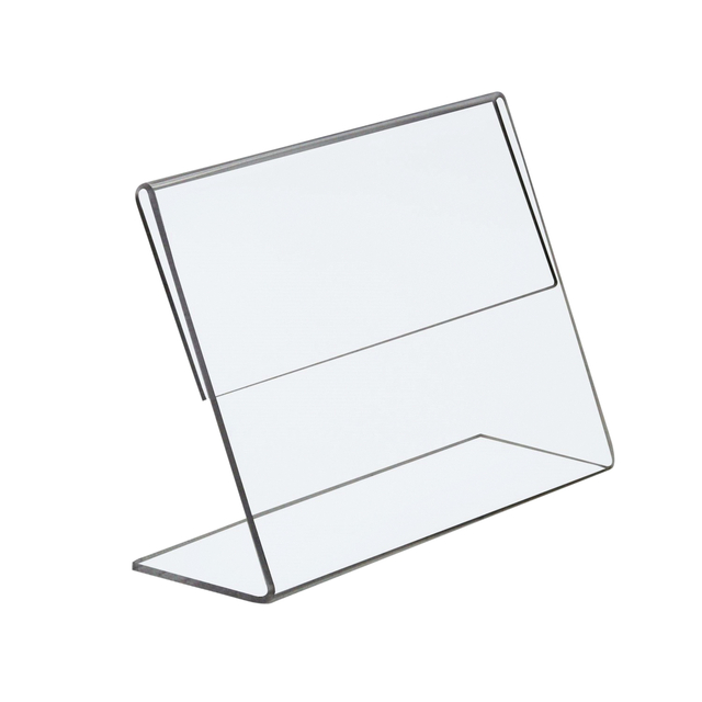 Kaarthouder Europel L-standaard 90x60mm liggend acryl — Foto 2 von 2