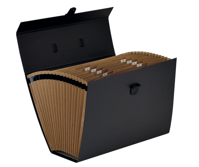 Sorteerkoffer Bankers Box Handifile 19-vaks zwart — Foto 2 von 2