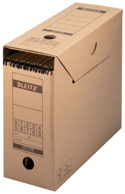 Archiefdoos met deksel Leitz Premium 120x275x325mm natuurbruin — Foto 2 von 2
