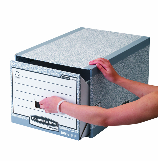 Archieflade Bankers Box A4 System A4 grijs — Foto 2 von 2
