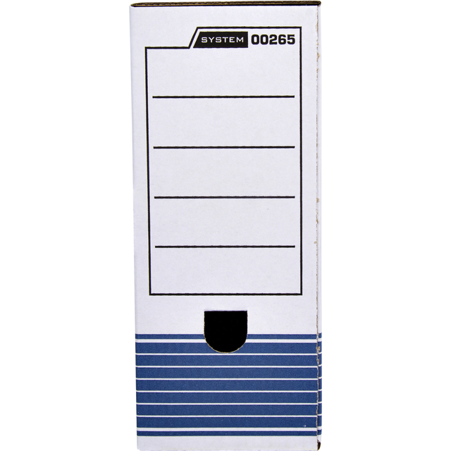 Archiefdoos Bankers Box System A4 100mm wit blauw — Photo 2 sur 2
