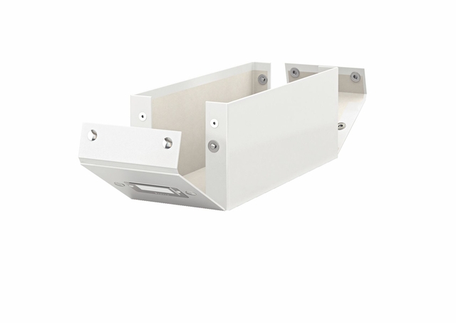 CD-opbergdoos Leitz Click & Store WOW  gerecycled karton 143x136x352mm wit — Photo 2 sur 2