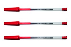 Balpen Quantore Stick rood medium
