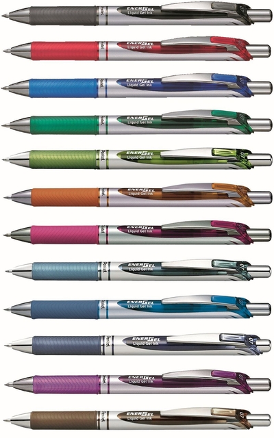 Gelschrijver Pentel BL77 Energel medium rood — Foto 2 von 2