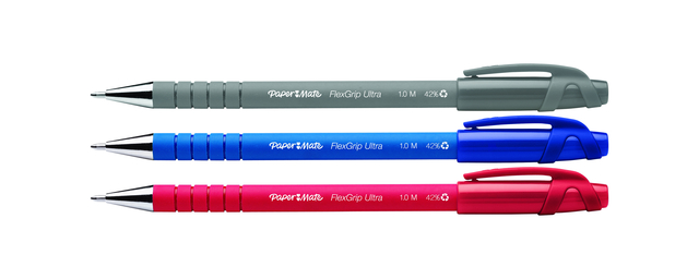 Balpen Paper Mate Flexgrip Ultra stick medium zwart — Foto 2 von 2