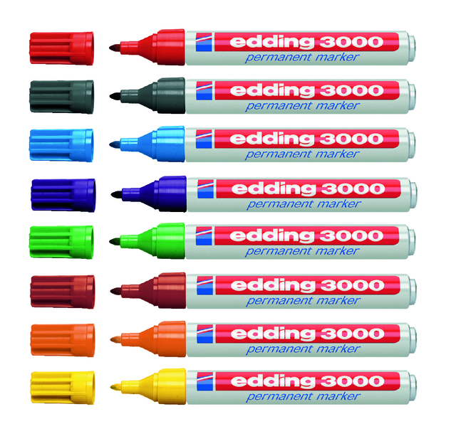 Viltstift edding 3000 rond 1.5-3mm zwart — Foto 2 von 2