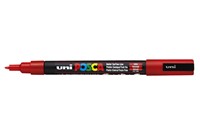 Paintmarker Uni POSCA PC3M fijn rood