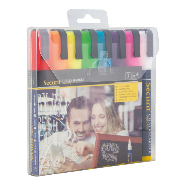 Krijtstift Securit SMA-510 schuin ass 2-6mm blister à 8st — Foto 2 von 2
