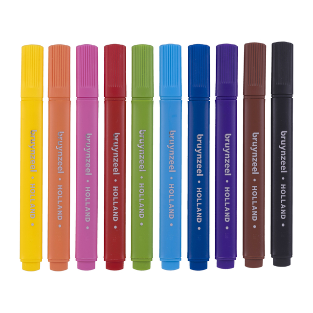 Viltstift Bruynzeel Kids Triple assorti 10 stuks — Foto 2 von 2