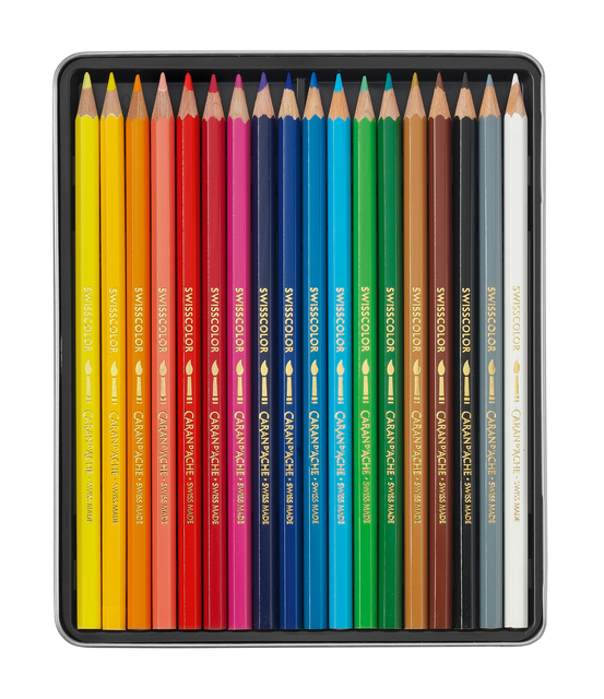 Kleurpotloden Caran d'Ache Swisscolor aquarel 18 stuks assorti — Foto 2 von 2