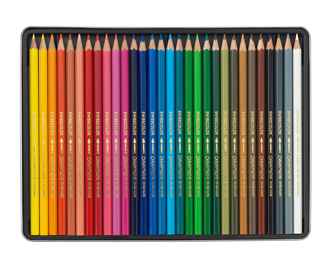 Kleurpotloden Caran d'Ache Swisscolor aquarel 30 stuks assorti — Foto 2 von 2