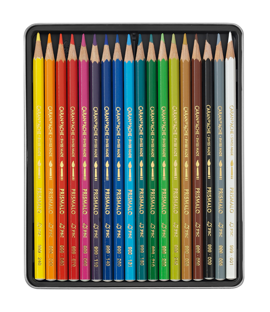 Kleurpotloden Caran d'Ache Prismalo 18 stuks assorti — Foto 2 von 2
