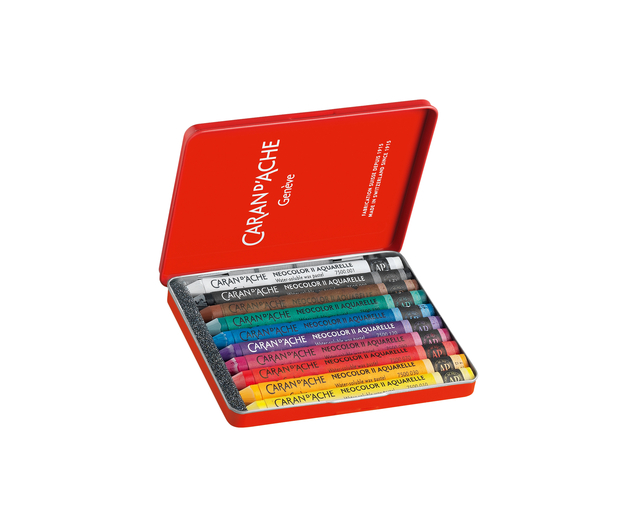 Waskrijt Caran d'Ache neocolor-II 10 stuks assorti — Foto 2 von 2