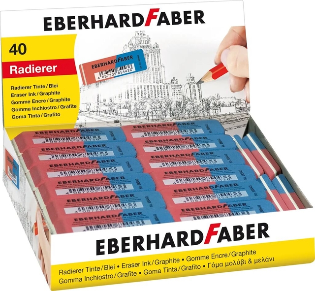 Gum Eberhard Faber EF-585443 potlood/inkt rood/blauw — Foto 2 von 2
