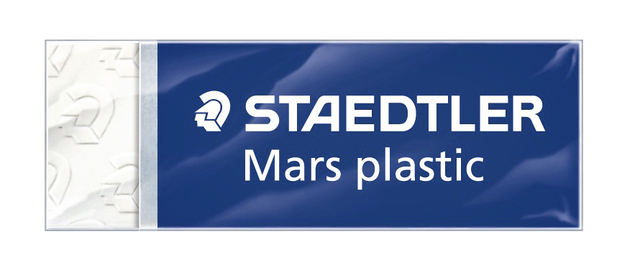 Gum Staedtler Mars 52650 65x23x10mm potlood wit — Photo 2 sur 2