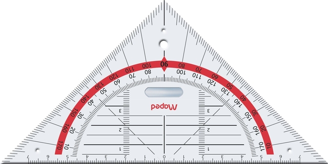 Geodriehoek Maped Technic 16cm — Foto 2 von 2