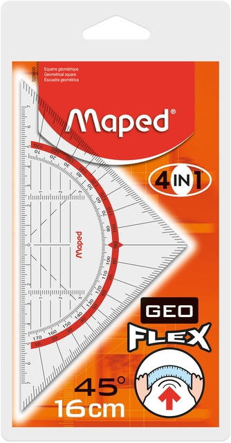 Geodriehoek Maped GeoFlex 16cm