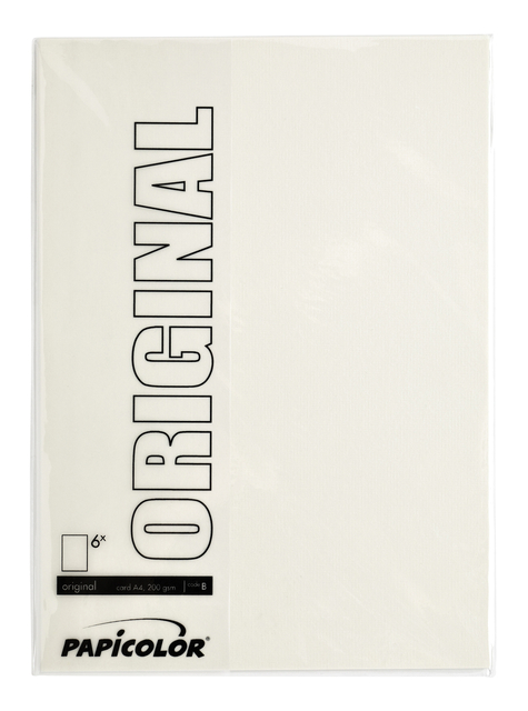 Kopieerpapier Papicolor A4 200gr 6 vel anjerwit — Foto 2 von 2