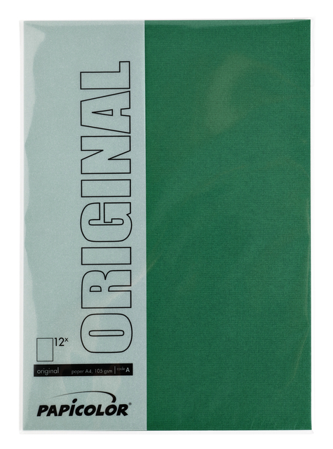 Kopieerpapier Papicolor A4 100gr 12 vel dennengroen — Foto 2 von 2