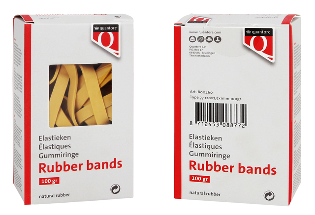 Elastiek Quantore 77 120x7.5x1mm 100gram — Foto 2 von 2