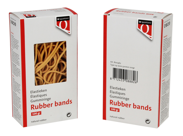 Elastiek Quantore 24 150x1,5x1mm 100gram — Foto 2 von 2
