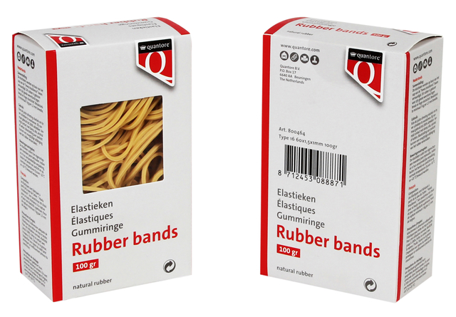 Elastiek Quantore 16 60x1.5x1mm 100gram — Foto 2 von 2