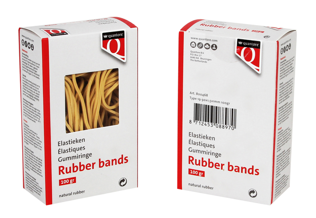 Elastiek Quantore 19 90x1,5x1mm 100gram — Photo 2 sur 2