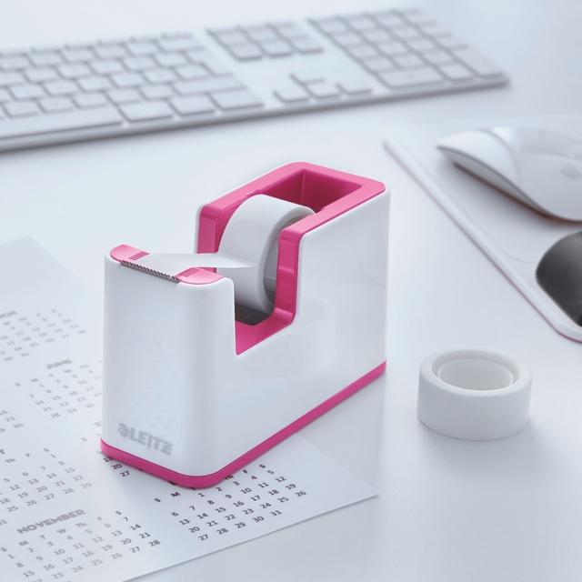 Plakbandhouder Leitz WOW wit/roze — Foto 2 von 2