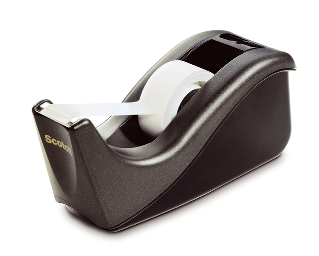 Plakbandhouder Scotch C60 zwart + 1rol magic tape 19mmx33m — Foto 2 van 2