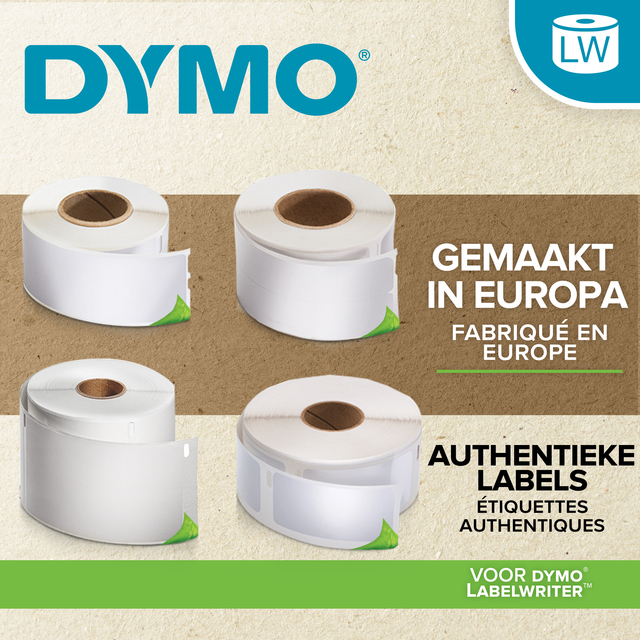 Etiket Dymo LabelWriter multifunctioneel 32x57mm 1 rol á 1000 stuks wit — Photo 3 sur 3