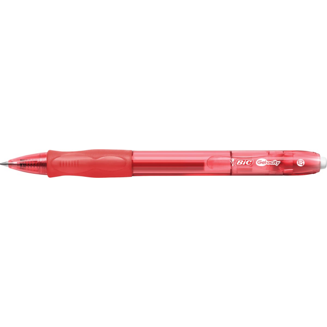 Gelschrijver Bic Gel-ocity medium rood