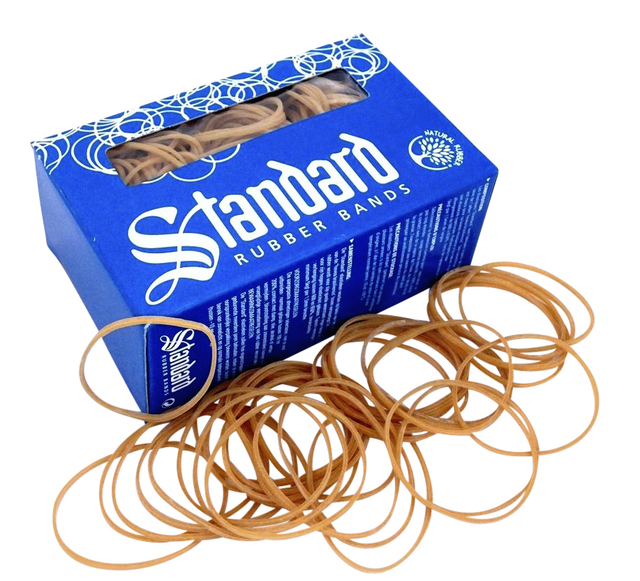 Elastiek Standard Rubber Bands 22 100x1.5mm 100gr 260 stuks bruin — Photo 2 sur 2