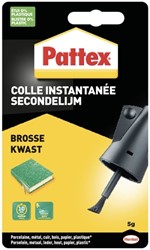Secondelijm Pattex met kwast flacon 5 gram op blister