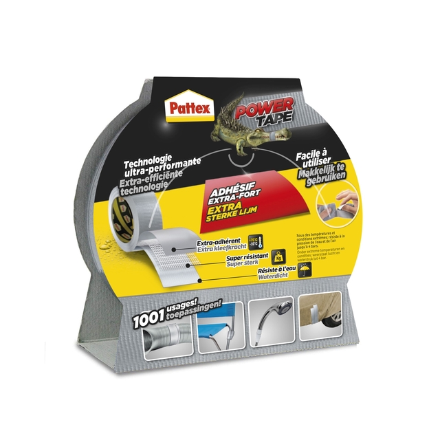 Plakband Pattex Power Tape 50mmx25m grijs — Foto 2 von 2