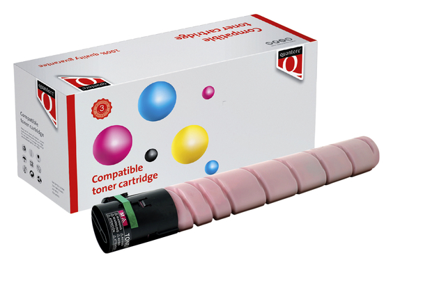 Toner Quantore alternatief tbv Konica Minolta TN-321M rood