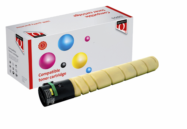 Toner Quantore alternatief tbv Konica Minolta TN-321Y geel