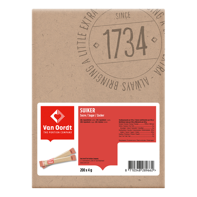 Suikersticks van Oordt 200x4gr — Foto 2 von 2