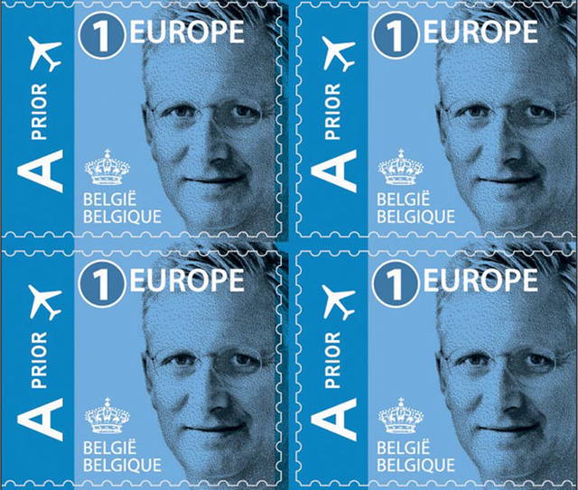 Postzegel Belgie Waarde 1 Europa pak à 50 stuks — Photo 2 sur 2