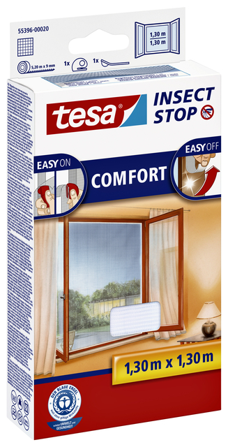 Insectenhor tesa® Insect Stop COMFORT raam 1,3x1,3m wit — Foto 2 von 2