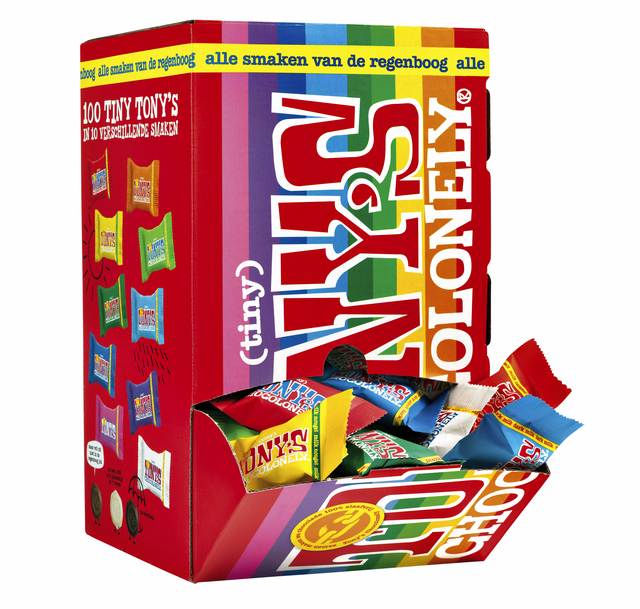 Chocolade Tony's Chocolonely tiny mix doos 100 st — Foto 2 von 2