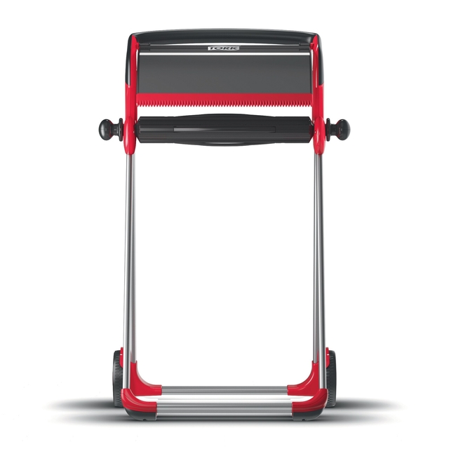 Poetspapierdispenser Tork W1 Performance vloerstandaard rood 652008 — Foto 2 von 2