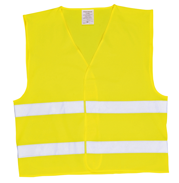 Veiligheidsvest Leina met opdruk "BHV " geel — Foto 2 von 2