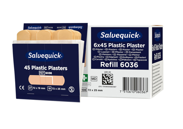 Pleisters Salvequick navulling plastic 6x 45 stuks — Foto 2 von 2