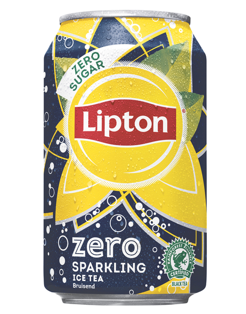Frisdrank Lipton Ice Tea sparkling zero blik 330ml — Foto 2 von 2
