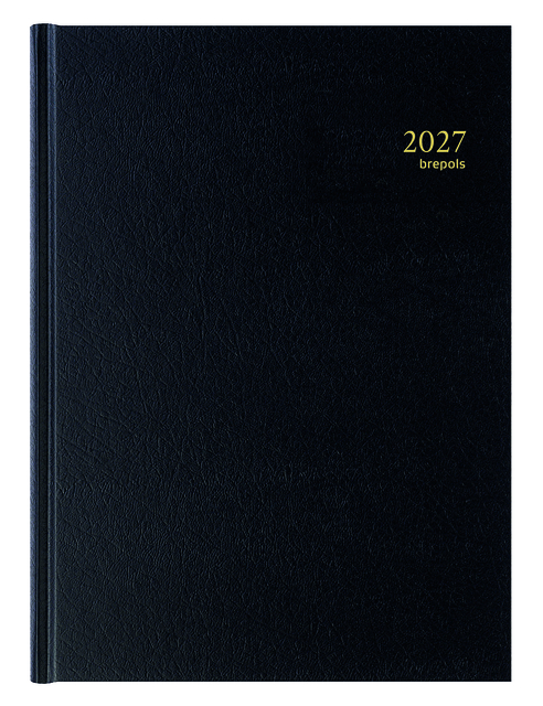 Agenda 2027 Brepols Bremax Santex A4 1dag/1pagina 4 kolommen zwart