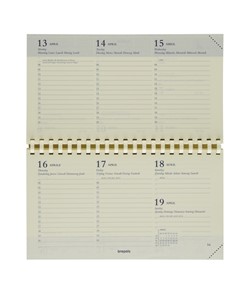 Agendavulling 2027 Brepols Omniplan 7dagen/2pagina's